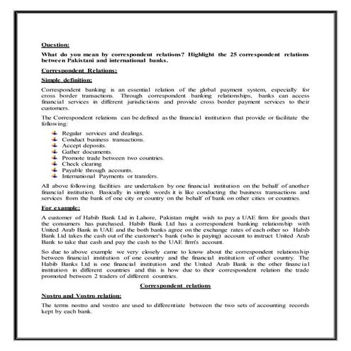 International banking and forex regulation