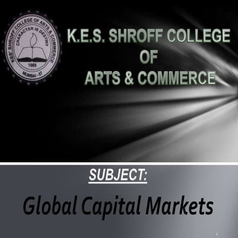 International  bond market   ppt