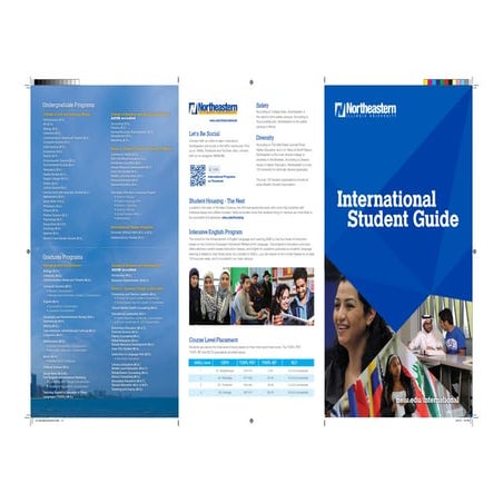 Northeastern Illinois University International brochure by study metro