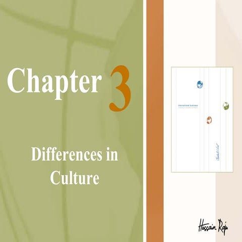 International Business_Chapter 3_Differences in Culture_Charles W. Hill