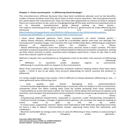 International Business Isbn-9780273766957 - Points-counterpoints