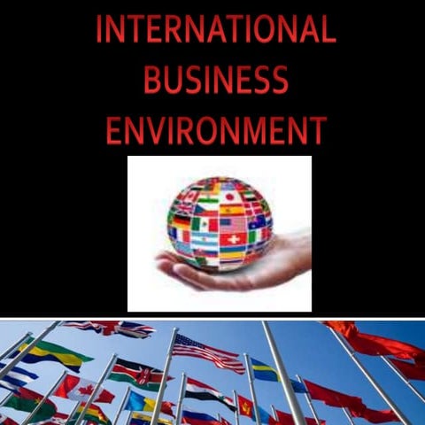 International business environment