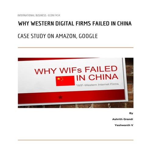 Why most of the western digital firms failed in China
