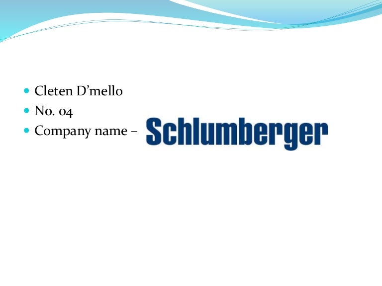 International Business Schlumberger