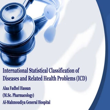 International Classification of Diseases, 10th & 11th review.pptx