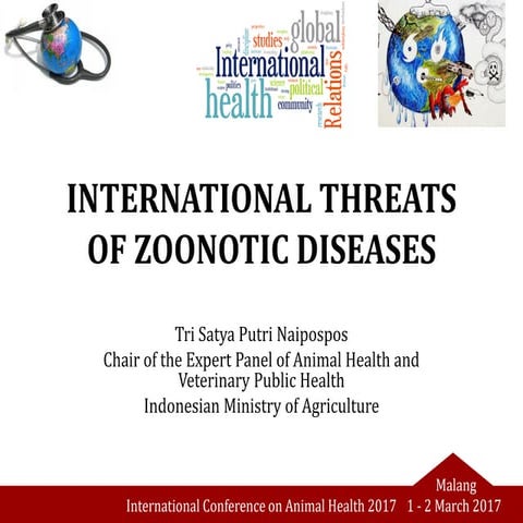International Threats of Zoonotic Diseases - International Conference on One ...