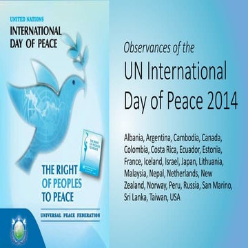 International Day of Peace 2014
