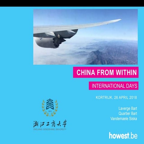 International days china from within zjgsu