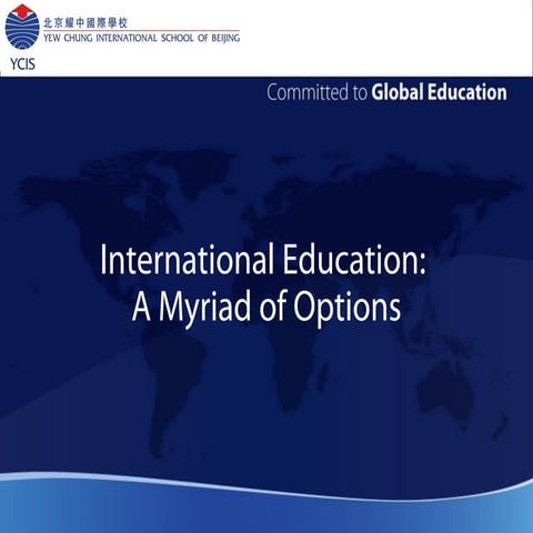 Yew Chung International School of Beijing - International education