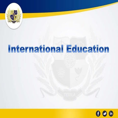 International Education | PPTX