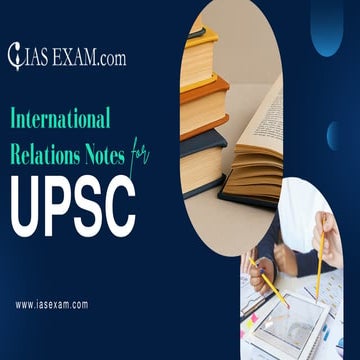 Master Global Affairs with Expert-Curated International Relations Notes ...