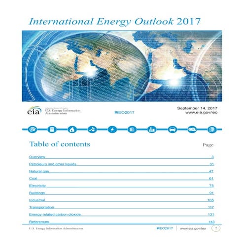 INTERNATIONAL ENERGY OUTLOOK 2017