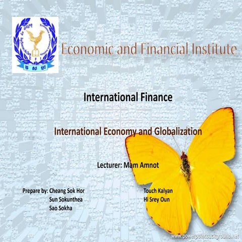 International economics chapter 1 | PPTX