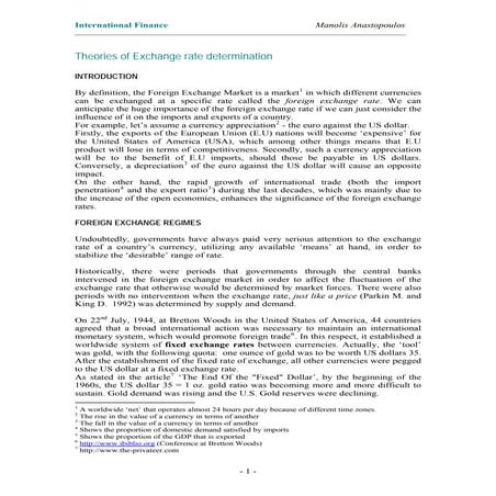 International finance