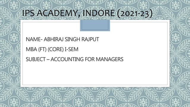 International Financial Reporting Standards (IFRS)