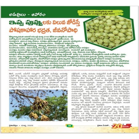 International Forest Day 2025 Mahua value addition Poshadri.pdf