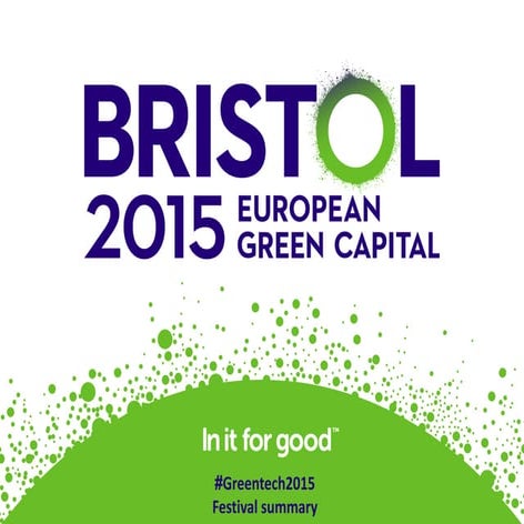 Bristol 2015 International GreenTech Festival Presentation, Low Carbon Busine...