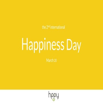 International Happiness Day 2014