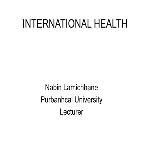 International health