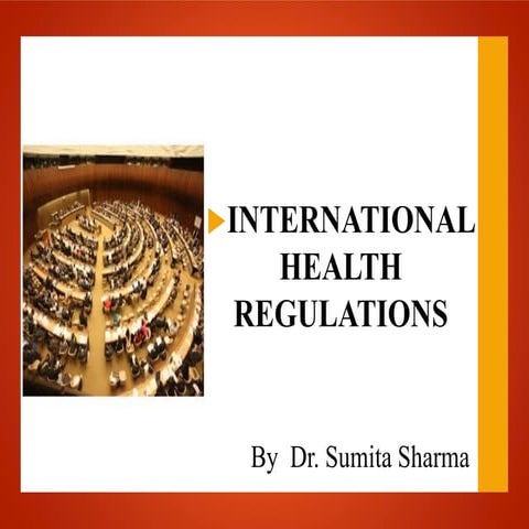 International health regulations 