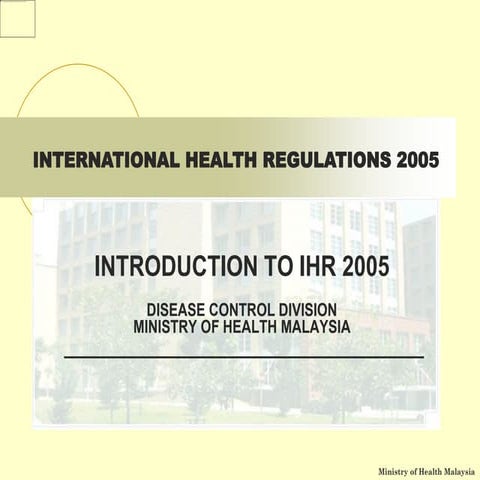 INTERNATIONAL HEALTH REGULATIONS 2005 PDF visual data 8