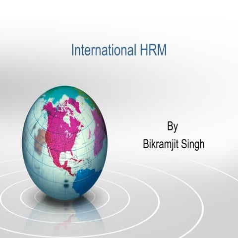 International HRM