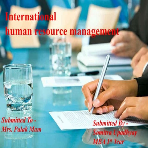 International HRM 