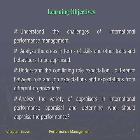 International Performance Management
