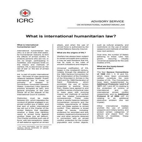 INTERNATIONAL HUMANITARIAN LAW ENGLISH-BURMESE VERSION