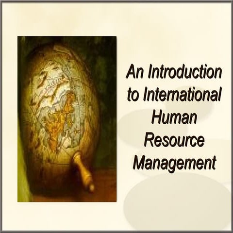 International Human Resource Management.ppt