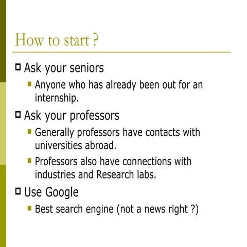 International Internships