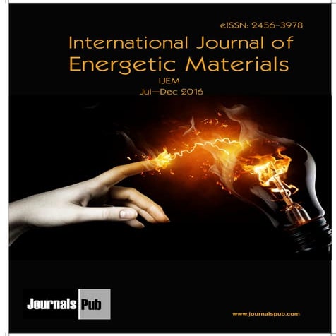 International Journal of Energetic Materials  (Vol 2 Issue 2)