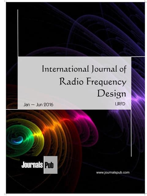 International Journal of Electro Mechanics and Mechanical Behaviour vol ...