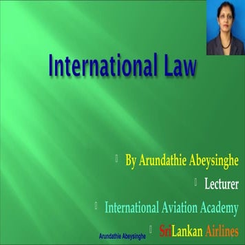 What is International Law?