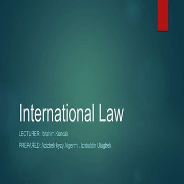 International law