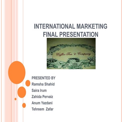 International marketing analysis