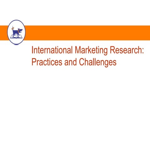 International marketing   research