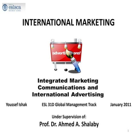 Integrated Marketing Communication 