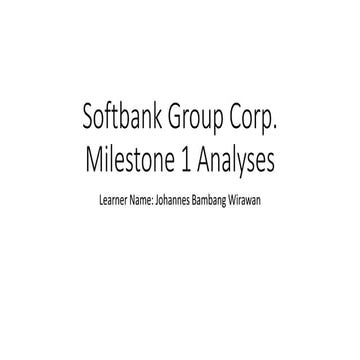 International Marketing & Cross Industry Growth Capstone Project