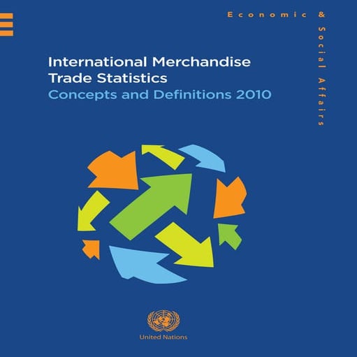 International merchandise trade statistics
