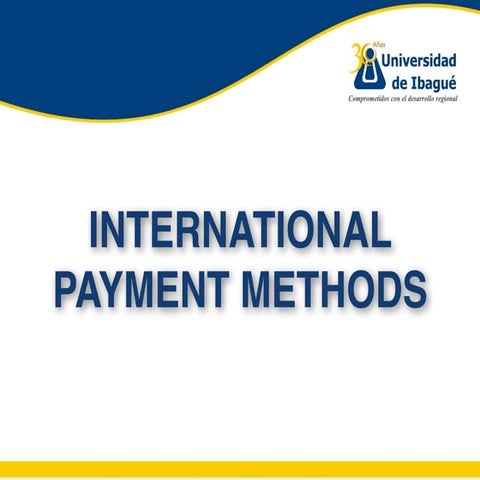 International methods of payment