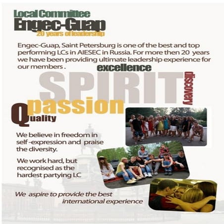 International opportunities booklet