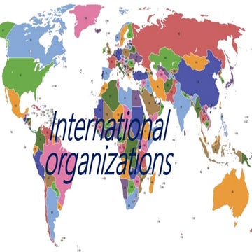 International organisations