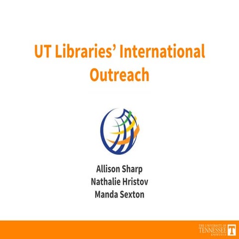UT Libraries' International Outreach