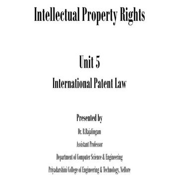 International patent law 
