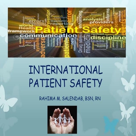 International patient safety rems lecture