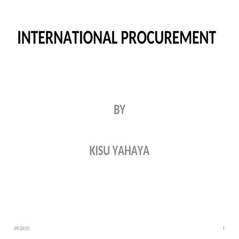 International Procurement - Copy - Copy.ppt