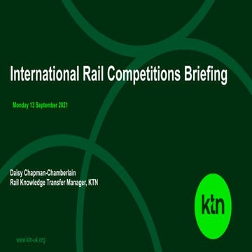 International Rail Competition Briefings