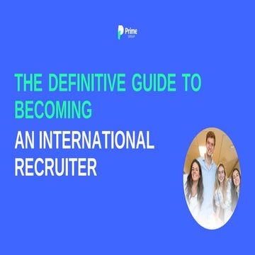 INTERNATIONAL RECRUITER