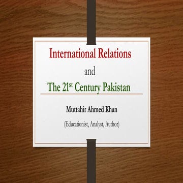 International Relations and Pakistan.pptx